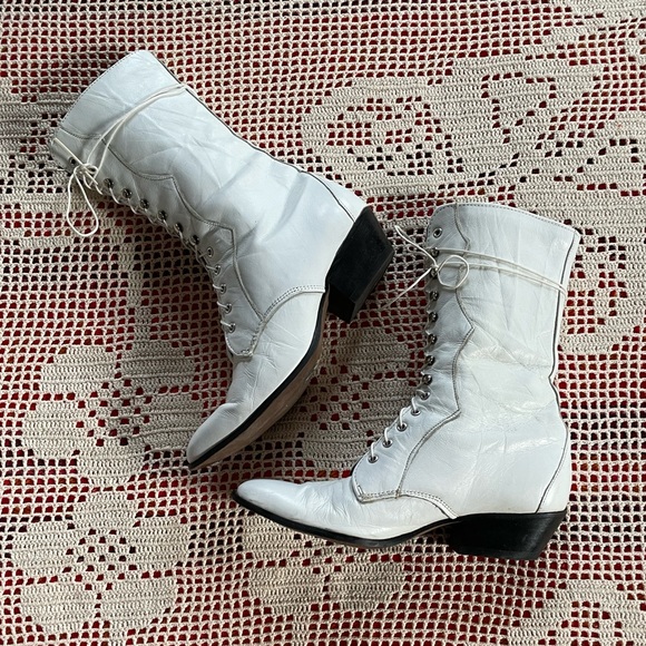 SOLD — Vintage 80s Tall Pointed Toe Roper Boots - Picture 6 of 6